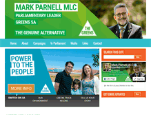 Tablet Screenshot of markparnell.org.au